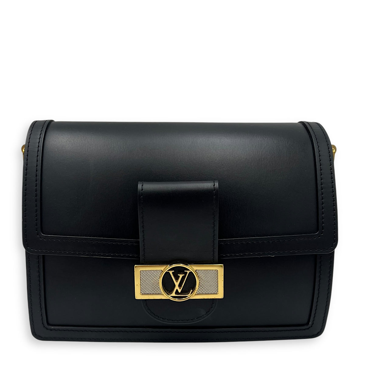 Louis Vuitton Dauphine MM Shoulder bag in Calfskin, Gold Hardware_1