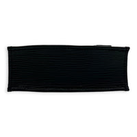 Sac Plat Tote Bag Black in Epi Leather, Silver hardware