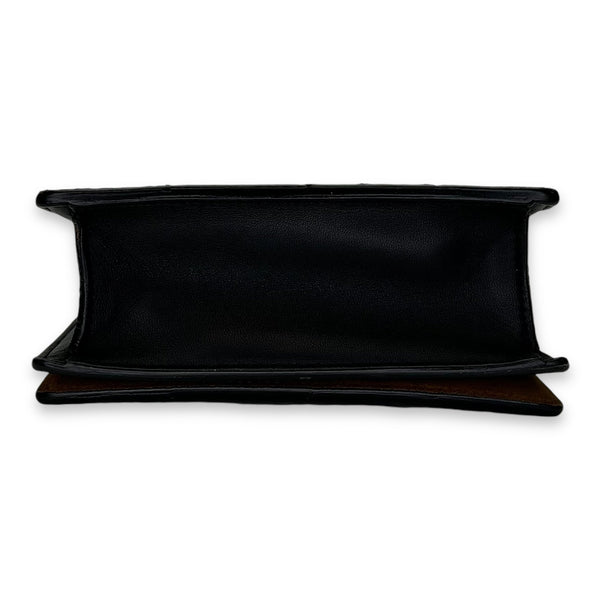 Cassette Crossbody Bag Black in Lambskin