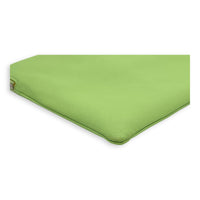 Zip Pouch Green in Calfskin, Silver hardware
