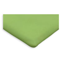 Zip Pouch Green in Calfskin, Silver hardware