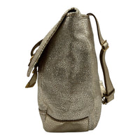 Besace Rive Gauche Messenger Gold in Calfskin, Gold hardware