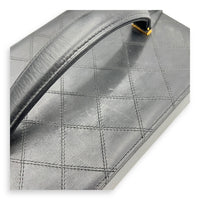 Vintage CC Vanity Bag Black in Calfskin, Gold hardware