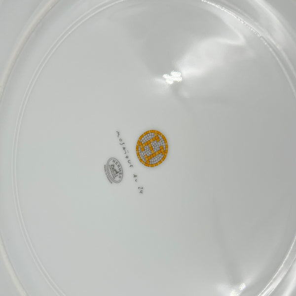 Mosaique au 24 Presentation Plate Gold Homeware in Porcelain
