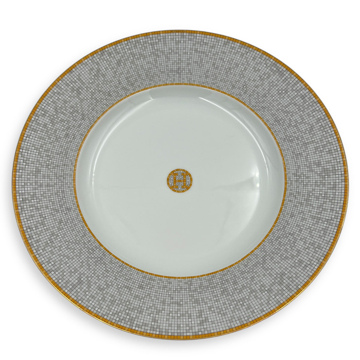 Mosaique au 24 Presentation Plate Gold Homeware in Porcelain