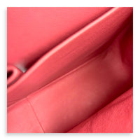 Classic Shoulder Bag Jumbo Pink in Lambskin, Silver hardware