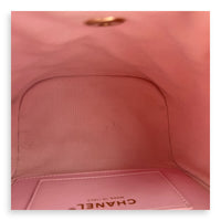 Urban Spirit Backpack Pink in Caviar Leather, Gold hardware