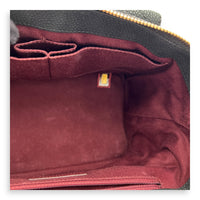 Globe Trotter Top Handle Bag Black in Caviar Leather, Gold hardware