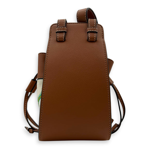 Hammock Bucket Bag Multi-colour in Canvas, Silver hardware