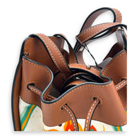 Hammock Bucket Bag Multi-colour in Canvas, Silver hardware