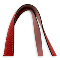 Double Sens 45 Sikkim Rose Sakura/Clemence Rouge Pivoine Tote Bag in Clemence