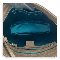Dionysus Grey Tote Bag in Coated Canvas, Mixed hardware