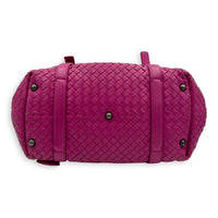 Intrecciato Boston Pink in Nappa Leather, Gunmetal hardware