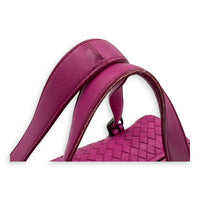 Intrecciato Boston Pink in Nappa Leather, Gunmetal hardware