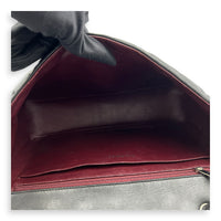Classic Shoulder Bag Jumbo Black in Lambskin, Silver hardware
