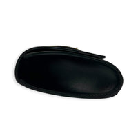 Medor Noir Clutch in Box Calfskin, Gold hardware