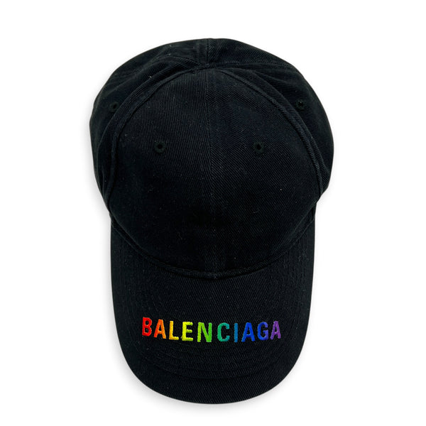 Logo Hat Black in Canvas, Mixed hardware