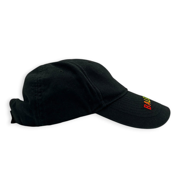 Logo Hat Black in Canvas, Mixed hardware
