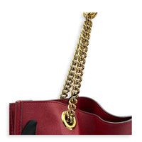 Rajah Tote Bag Red in Calfskin, Gold hardware