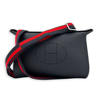 Videpoches Caban Crossbody Bag in Togo, Palladium hardware