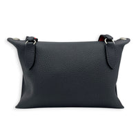 Videpoches Caban Crossbody Bag in Togo, Palladium hardware