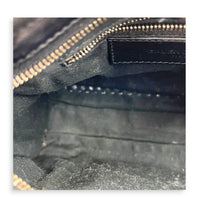 City Mini Woven Top Handle Bag in Mixed Calfskin, Silver hardware