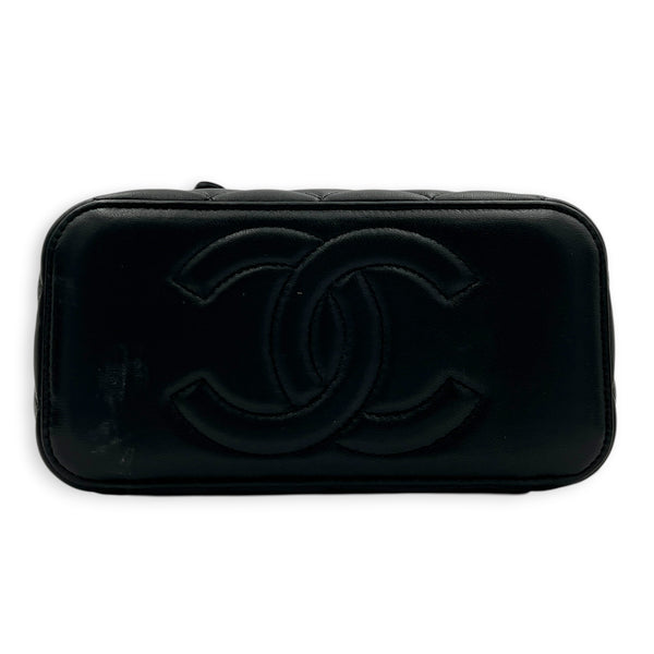 CC Vanity Bag Black in Lambskin, So Black hardware