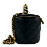 CC Vanity Bag Black in Lambskin, Gold hardware