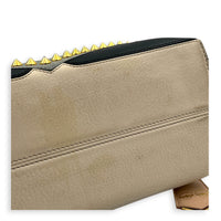 By The Way Crossbody Bag Beige in Calfskin, Gold hardware