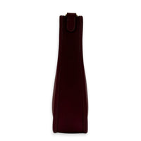 Evelyne Mini Rouge Grenat Crossbody Bag in Clemence, Gold hardware