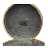Cannes Bucket Bag Brown in Coated Canvas, Gold hardware