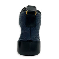 Gabrielle Crossbody Bag Small Blue in Calfskin, Mixed hardware