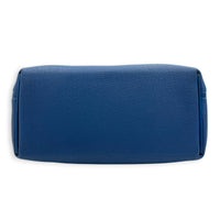 24/24 Bleu Brighton Top Handle Bag in Togo, Palladium hardware