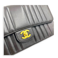 Vintage CC Medium Mademoiselle Shoulder Bag in Lambskin, Gold hardware