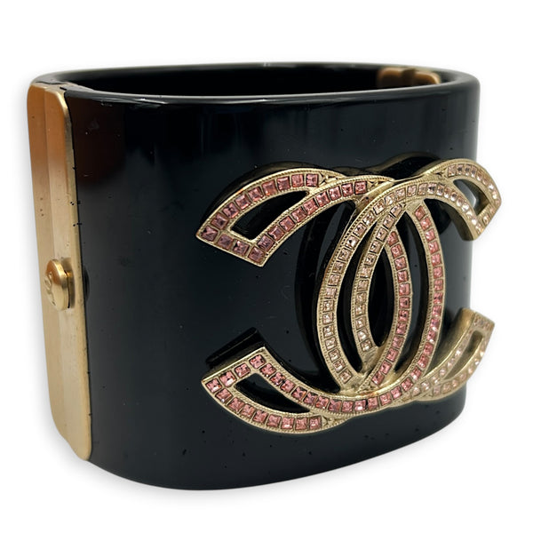 CC Bracelet Black in Others, Guilloche hardware