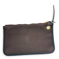 Herbag 31 Ebene/Noir Top Handle Bag in Canvas, Gold hardware