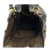 Mahina Shoulder Bag Black in Calfskin, Gold hardware