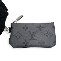 Trio Messenger  Crossbody Bag Black in Coated Canvas, Silver hardware