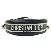 Vibe Hobo Crossbody Bag Black in Lambskin, Gold hardware