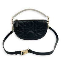 Vibe Hobo Crossbody Bag Black in Lambskin, Gold hardware