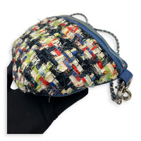 Logo Waist Bag Multi-colour in Tweed, Silver hardware