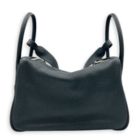 Lindy 34 Black Shoulder Bag in Clemence, Palladium hardware