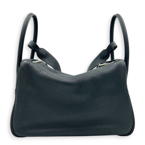 Lindy 34 Black Shoulder Bag in Clemence, Palladium hardware
