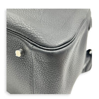 Lindy 34 Black Shoulder Bag in Clemence, Palladium hardware