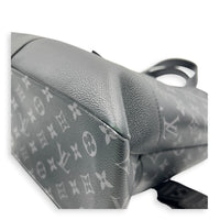 Saumur Tote Bag Monogram Eclipse in Canvas, Black hardware
