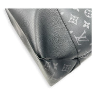 Saumur Tote Bag Monogram Eclipse in Canvas, Black hardware