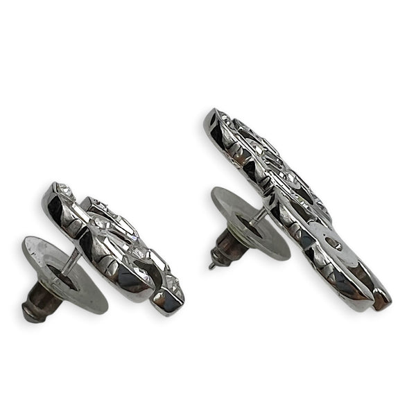 CC Silver Earrings in Metal