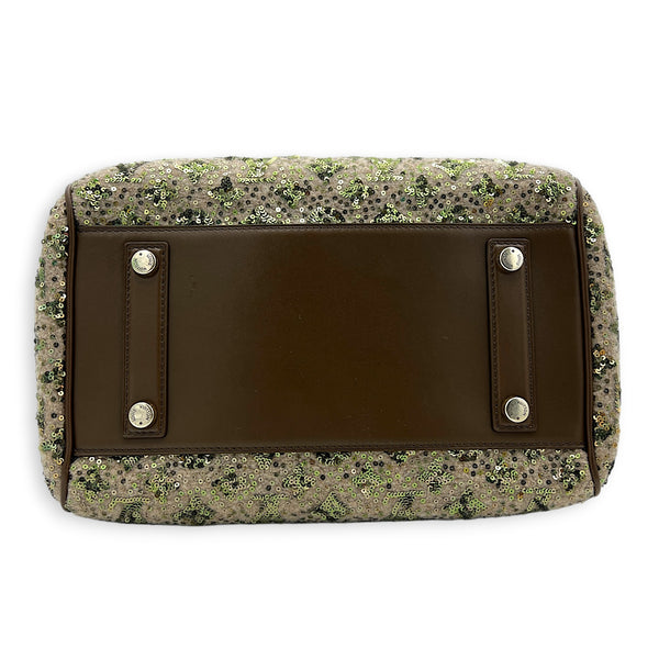 Speedy 30 Multi-colour Monogram Sunshine Express in Wool, Silver hardware