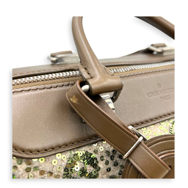 Speedy 30 Multi-colour Monogram Sunshine Express in Wool, Silver hardware