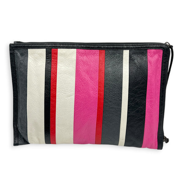 City Pouch Multi-colour in Calfskin, Ruthenium hardware